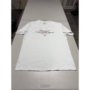 FTP MENS 100% COTTON WHITE T-SHIRT SIZE LARGE